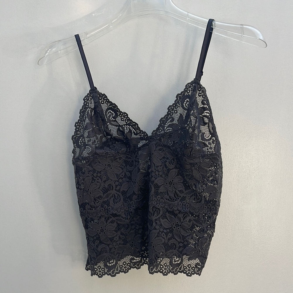 Lacey Adjustable Lingerie Cami Crop